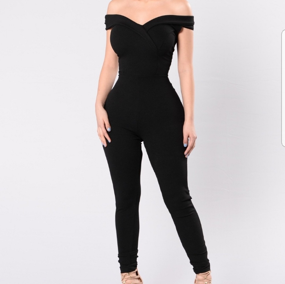 Black Fashion Nova Jumpsuit